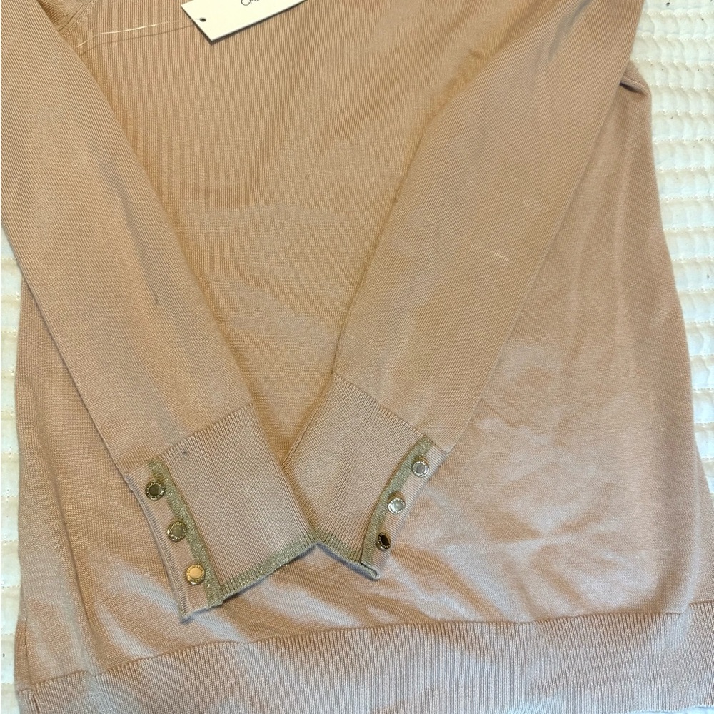 Calvin Klein Light Beige Knit Sweater